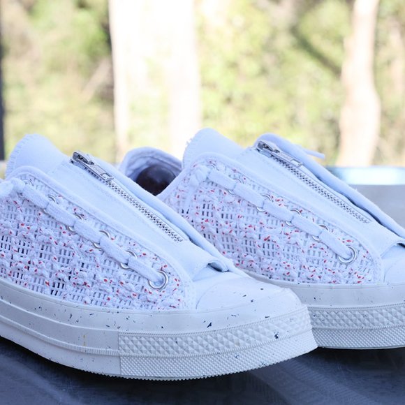 Converse Chuck 70 Low White Crochet Women’s Size 9 - Picture 10 of 11